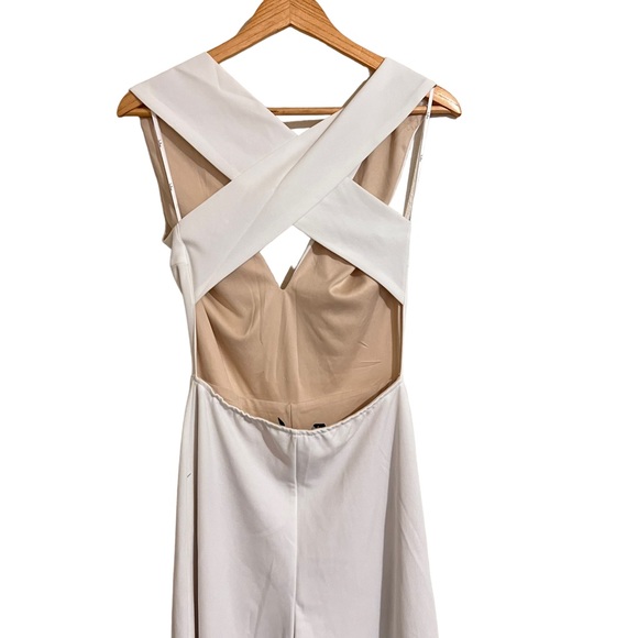 Lulus Thinking Out Loud White Backless Jumpsuit - Picture 12 of 16